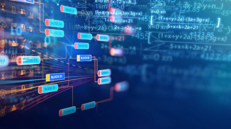 Labeled data input in a supervised learning process